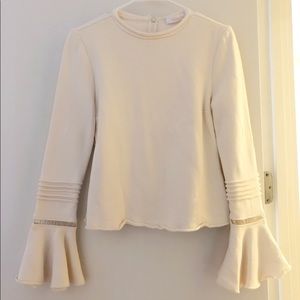 See by Chloe top with flared sleeves